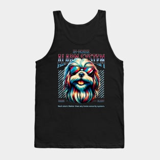 Bark Alert Shih Tzu Dog Tank Top